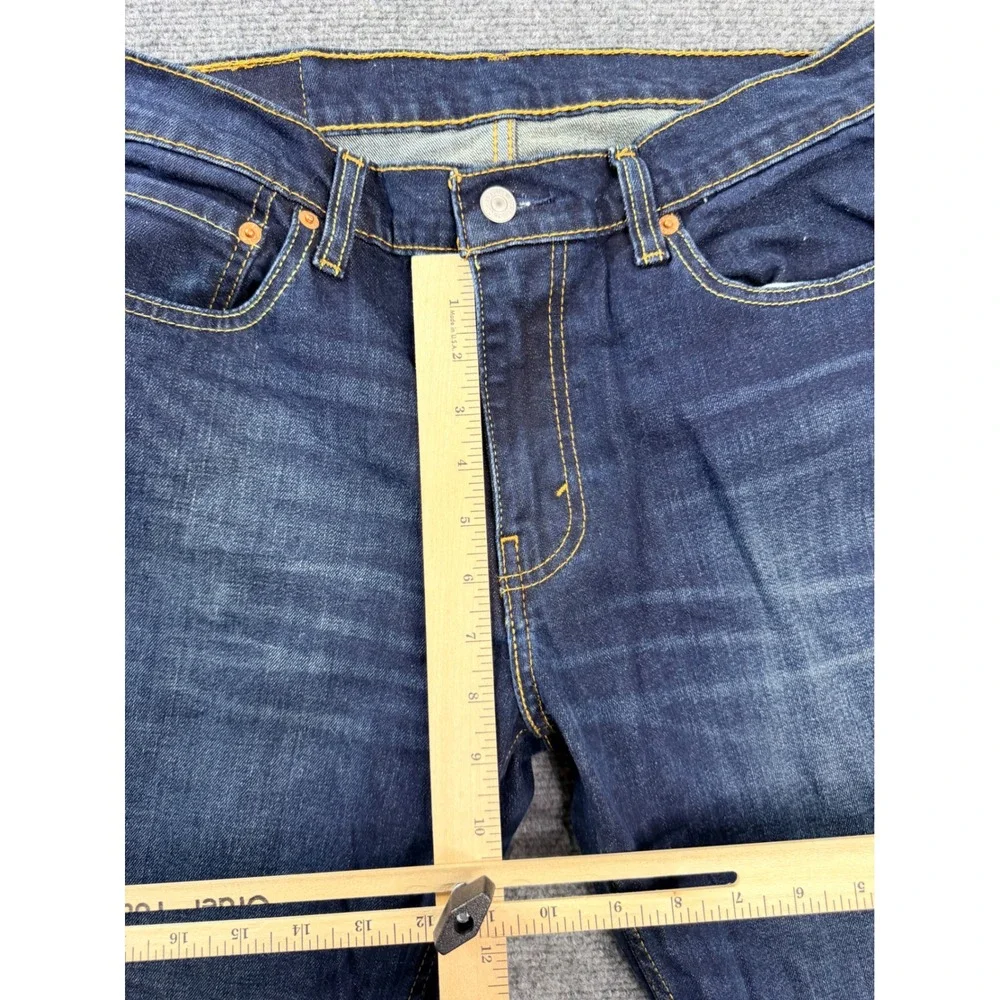 Levis 511 Slim Fit Jeans Mens 32x32 Dark Wash Blue Denim Stretch 04511-1390